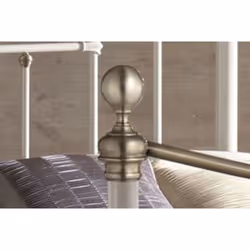 Bronte Metal Bed - Sprung Slatted Base - Steel Frame - Additional view 8