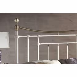 Bronte Metal Bed - Sprung Slatted Base - Steel Frame - Additional view 9