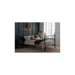 Bronte Antique Brass Black King Size 5FT 150cm Metal Bed Frame