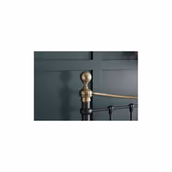 Bronte Antique Brass Black King Size 5FT 150cm Metal Bed Frame - Additional view 2