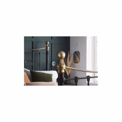 Bronte Antique Brass Black King Size 5FT 150cm Metal Bed Frame - Additional view 3