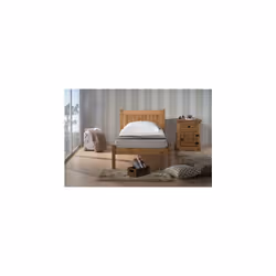 Rea Single Bed-Waxed Pine