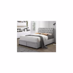 Veronica Double Bed-Grey