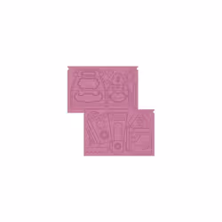 Crafters Companion Sweet Treats Ultimate Embossing Boards Sweet Things, Purple