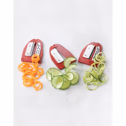 SMART Worldwide Retro electric grater/spiralizer Electric spiralizer Red