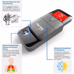 AlcoSense Pro Fuel Cell Breathalyser UK Europe World Professional Breathalyzer
