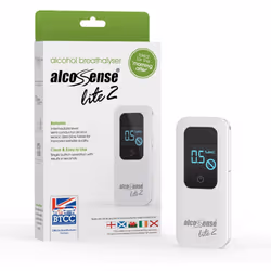 Alcosense Lite 2 Personal Portable Alcohol Breathalyser UK Ireland Scotland Breathalyzer