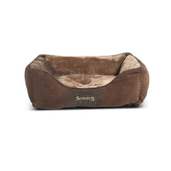 Scruffs Chester Box Bed - 50 x 40cm, Chocolate