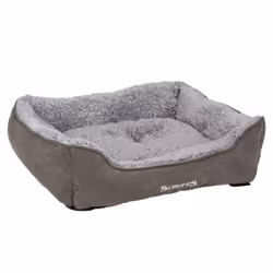 Scruffs Box Bed Grey M Small Animals Pet Supply Dog Cat Nest House Puppy Mat