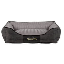 Scruffs Windsor Box Pet Bed - S, Charcoal