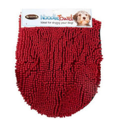 Scruffs Noodle Dog Drying Towel - One Size, Burgundy