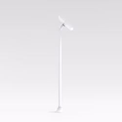 Bouncepad Floorstanding Slim | Apple iPad 3rd Gen 9.7 (2012) | Black | Covered Front Camera and Home Button |