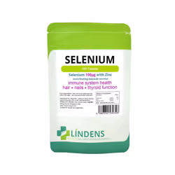 Lindens Selenium 100mcg with Yeast & Zinc Oxide 100 tablets Powerful Antioxidant