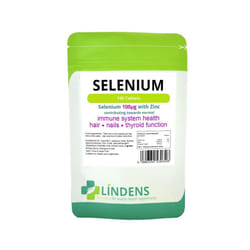 Lindens Selenium 100mcg with Yeast & Zinc Oxide 100 tablets Powerful Antioxidant