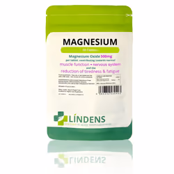 Lindens Magnesium 500mg Tablets | 90 Pack | Contributes towards normal energy
