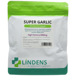 Super Strength Garlic 6000mg - 120 Odourless capsules