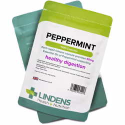 Peppermint Oil 50mg 1000 Capsules Lindens H+N [1417]