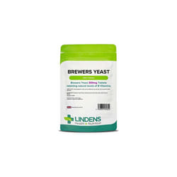 Lindens Brewers Yeast 300mg Tablets | 500 Pack | Natural source of vitamins & micronutrients and non-debittered for maximum nutrition