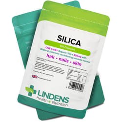 Silica for Hair & Nails 250mg Capsules [2506] Lindens H+N - 1 Pack - 100 Capsules