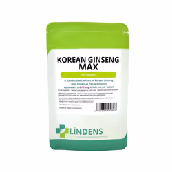 Lindens Korean Ginseng Max 3125mg 90 Tablets 50mg Ginsenosides Quality Natural - 1 Pack - 90 Tablets