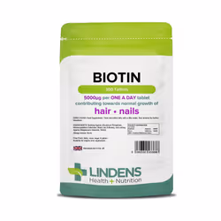 Lindens Biotin 5mg Tablets 360 (3886)