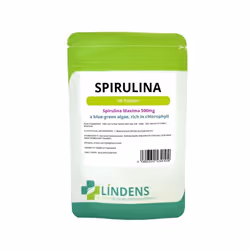 Lindens Spirulina 500mg 90 Tablets Organic Blue-green Algae Chlorophyll Amino - 1 Pack - 90 Tablets