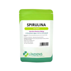 Lindens Spirulina 500mg 90 Tablets Organic Blue-green Algae Chlorophyll Amino - 1 Pack - 90 Tablets