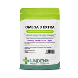 Lindens Omega 3 Fish Oil Extra Capsules 360 (4357)