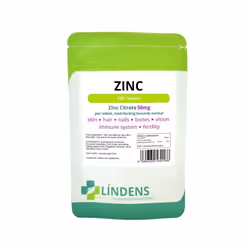 Lindens Triple Strength Zinc Citrate Max 90 Tablets with Vitamin C & Copper - 1 Pack - 90 Tablets