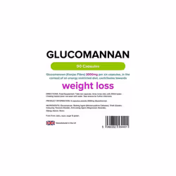 Lindens Glucomannan (Konjac Fibre) 500mg Capsules | 90 Pack | Weight loss aid, contributing towards the reduction of appetite that is Lindens #1...