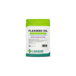 Lindens Flaxseed Oil 1000mg Capsules | 90 Pack | High in Alpha Linoleic Acid & a Popular Source of Omega 3 6 & 9 contributing to The Maintenance of...