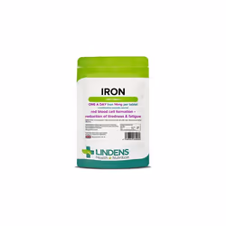 Lindens Iron 14mg Tablets | 360 Pack | Helps Reduce Tiredness & Fatigue, Supports Normal Oxygen Transportation, Formation of  ...