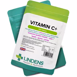 Vitamin C+ 1000mg (Time Release) 120 Tablets Lindens Health + Nutrition (5644)