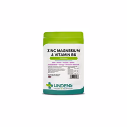 Lindens Zinc Magnesium & Vitamin B6 Tablets | 90 Pack | Contributes Towards Normal Skin, Bones, Muscle Function, Joints, Meta ...
