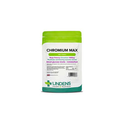 Lindens Chromium Max 1000mcg Picolinate Tablets | 360 Pack | Mega Potency Chromium Picolinate contributing Towards Normal Blood Glucose Levels and...