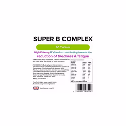 Super Vitamin B Complex (NEW) Tablets (90 pack)