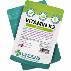 Vitamin K2 100mcg, 120 Tablets, Lindens Health + Nutrition