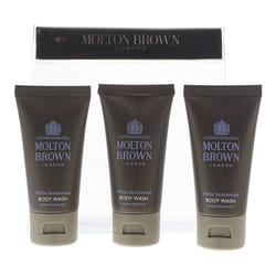 Molton Brown White Sandalwood Gift Set: 3 X Body Wash 30ml