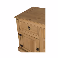 Mercers Furniture Corona Small 1 Door 4 Drawer Sideboard