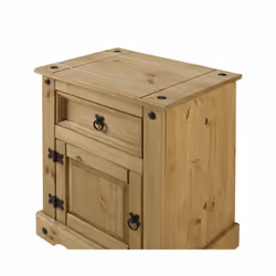 Corona Pot Cupboard Bedside Table Solid pine Bedroom Furniture