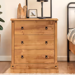 Corona Budget Chest Solid Pine Bedroom Furniture