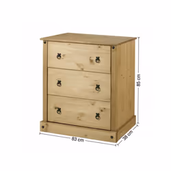 Corona Budget Bedroom Package Wardrobe Drawers Bedside Furniture