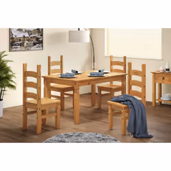Corona 5'0" Dining Table & 4 Chairs