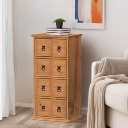 Corona 4x2 CD Unit Solid Pine Furniture