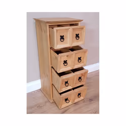 Corona 4x2 CD Unit Solid Pine Furniture