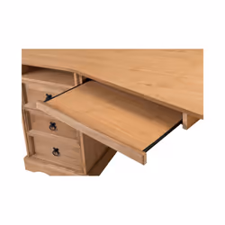Corona Corner Computer Desk Solid Pine Furmiture