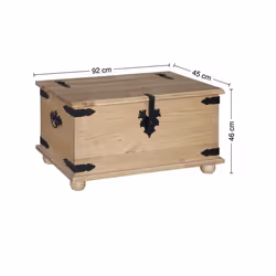 Corona Blanket Box Solid Pine bedroom Furniture