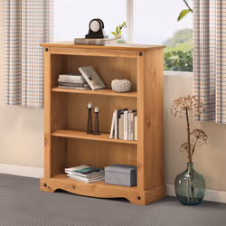 Mercers Furniture Corona Small Low Bookcase