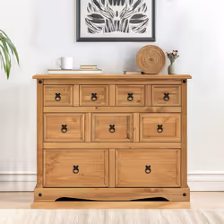 Corona Merchants Chest Sideboard Solid Wood Pine Furniture