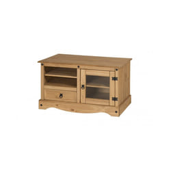 Corona Entertainment TV Stand Unit Solid Pine Furniture